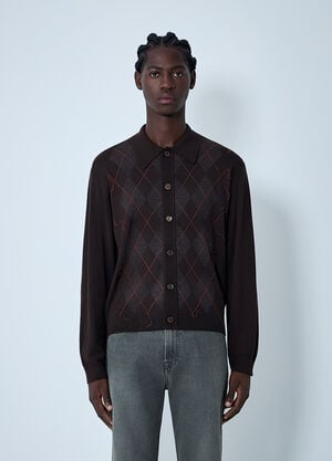 Our Legacy Evening Polo Shirt Brown our0162010