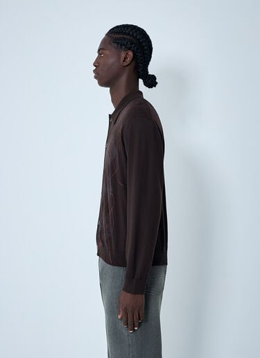 Evening Polo Shirt Our Legacy Evening Polo Shirt Brown our0162010