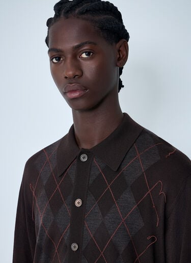 Evening Polo Shirt Our Legacy Evening Polo Shirt Brown our0162010