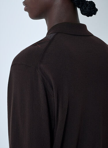 Evening Polo Shirt Our Legacy Evening Polo Shirt Brown our0162010