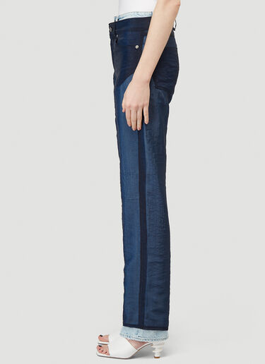 Luminance Cut Organza Pants Our Legacy Luminance Cut Organza Pants Navy our0239002