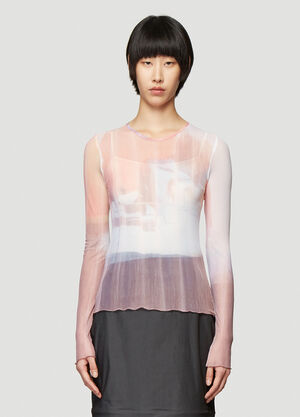 Our Legacy Superslim Mesh Top Beige our0239003