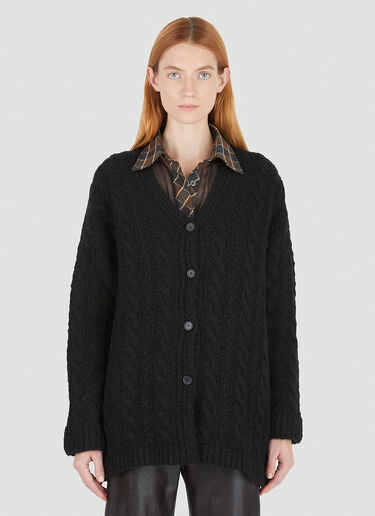 Mid Line Cardigan Our Legacy Mid Line Cardigan Black our0246014