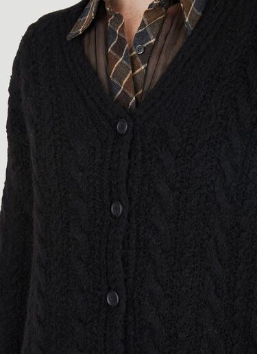Mid Line Cardigan Our Legacy Mid Line Cardigan Black our0246014