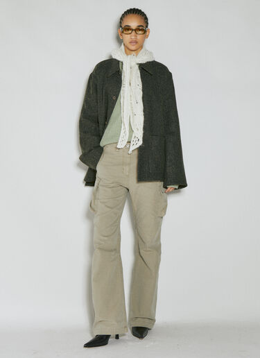 Triangle Scarf Our Legacy Triangle Scarf White our0254006