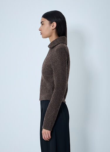 Knit Zip-Up Sweater OUR LEGACY Knit Zip-Up Sweater Brown our0262022