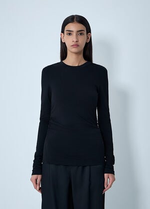 OUR LEGACY Strain Slim Top Black our0262023