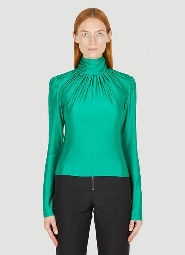 Rabanne Gathered Top Green pac0251025