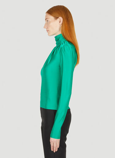 Rabanne Gathered Top Green pac0251025