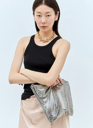 Medium Pixel Tube Shoulder Bag Rabanne Medium Pixel Tube Shoulder Bag Silver pac0254048