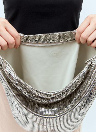 Medium Pixel Tube Shoulder Bag Rabanne Medium Pixel Tube Shoulder Bag Silver pac0254048