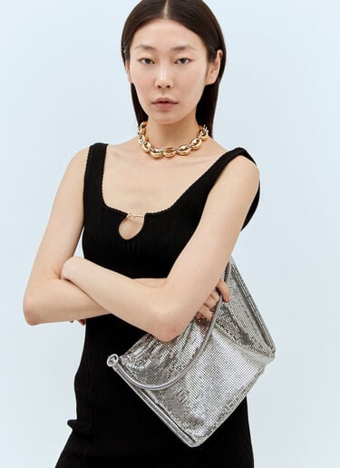 ピクセルチューブショルダーバッグ Rabanne ピクセルチューブショルダーバッグ シルバー pac0255042