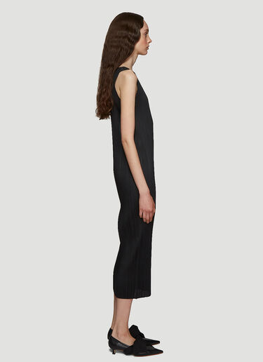 Basics Sleeveless Dress Pleats Please Issey Miyake Basics Sleeveless Dress Black plp0235004