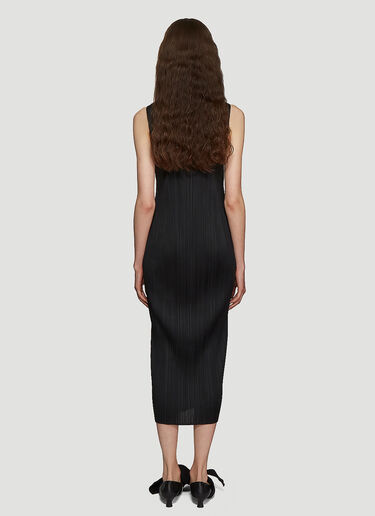 Basics Sleeveless Dress Pleats Please Issey Miyake Basics Sleeveless Dress Black plp0235004