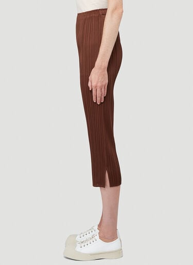 Monthly Colours Pants Pleats Please Issey Miyake Monthly Colours Pants Brown plp0242003