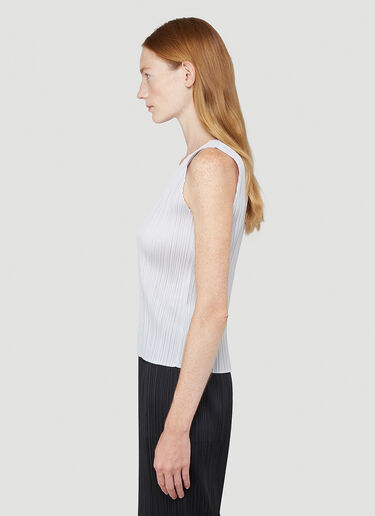 Basics Tank Top Pleats Please Issey Miyake Basics Tank Top Grey plp0242013