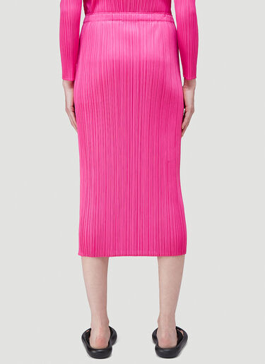 Basics Pleated Skirt Pleats Please Issey Miyake Basics Pleated Skirt Pink plp0244019