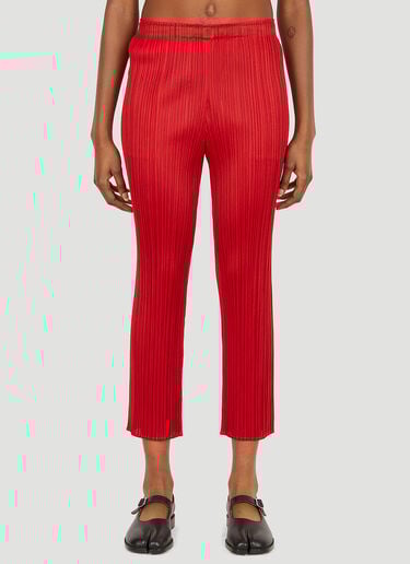 Plissé Pants Pleats Please Issey Miyake Plissé Pants Red plp0251009