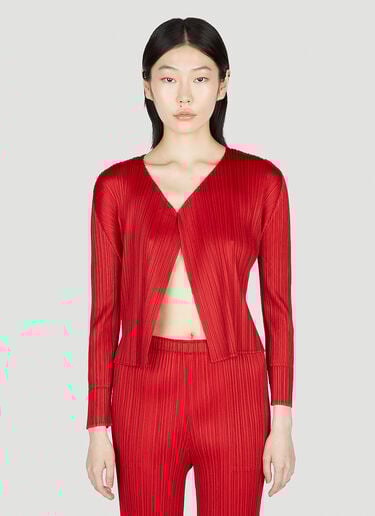 Pleated Open Top Pleats Please Issey Miyake Pleated Open Top Red plp0253008