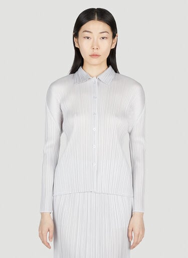 Pleats Please Issey Miyake 褶饰衬衫 灰色 plp0253019