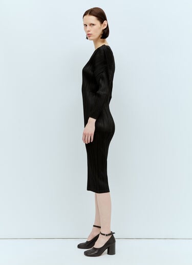 Monthly Colors: February 中长连衣裙 Pleats Please Issey Miyake Monthly Colors: February 中长连衣裙 黑色 plp0256004