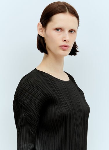 Monthly Colors: February 中长连衣裙 Pleats Please Issey Miyake Monthly Colors: February 中长连衣裙 黑色 plp0256004