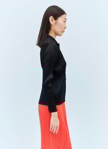 플리츠 셔츠 Pleats Please Issey Miyake 플리츠 셔츠 블랙 plp0256012
