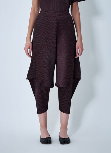 Pleated Pants Pleats Please Issey Miyake Pleated Pants Brown plp0262002