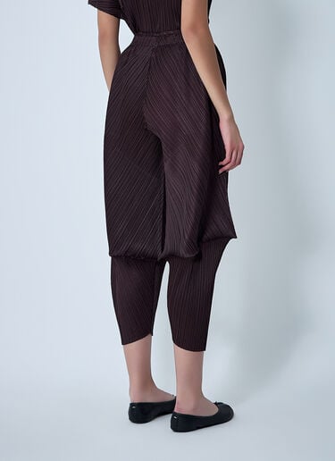 Pleated Pants Pleats Please Issey Miyake Pleated Pants Brown plp0262002