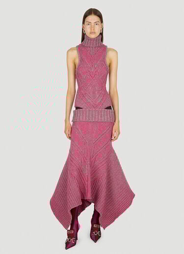 Paolina Russo Warrior 镂空连衣裙 粉 plr0250001