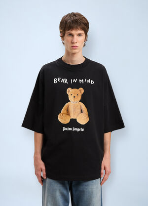 Palm Angels Bear In Mind Over T-shirt Black pma0160003