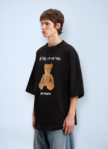 Bear In Mind Over T-shirt Palm Angels Bear In Mind Over T-shirt Black pma0160003
