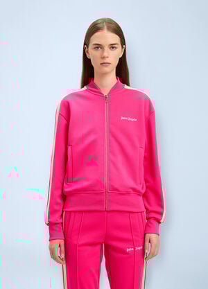 Palm Angels Logo Motif Track Jacket Pink pma0260061