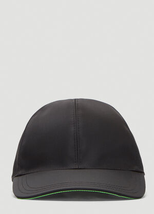 Prada Logo Patch Nylon Cap Black pra0135035
