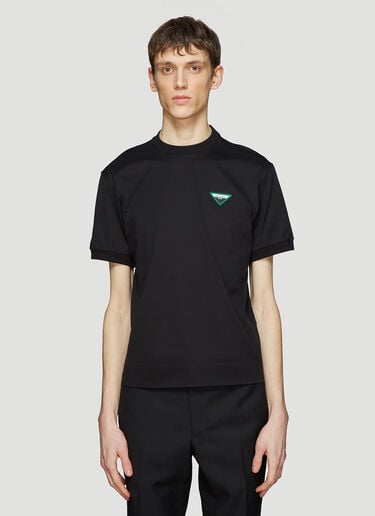 Logo T-Shirt Prada Logo T-Shirt Black pra0136009