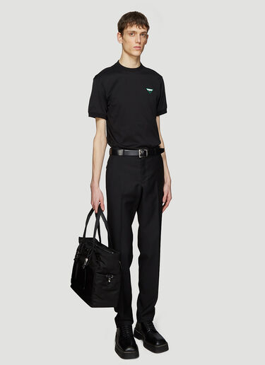 Logo T-Shirt Prada Logo T-Shirt Black pra0136009
