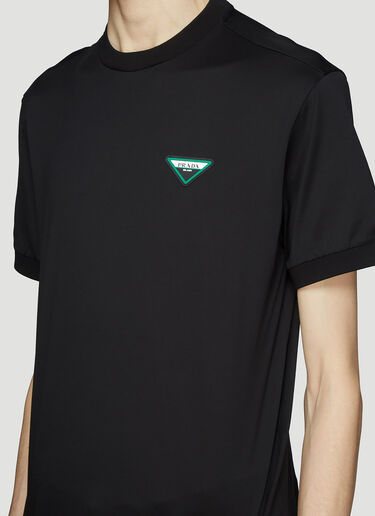 Logo T-Shirt Prada Logo T-Shirt Black pra0136009