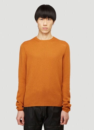 Knit Sweater Prada Knit Sweater Orange pra0139017