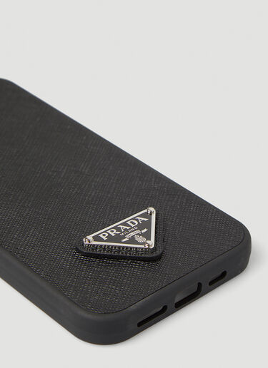 Logo Plaque iPhone 13 Pro Case Prada Logo Plaque iPhone 13 Pro Case Black pra0147014