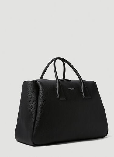 로고 플라크 위켄드 백 Prada 로고 플라크 위켄드 백 블랙 pra0150023
