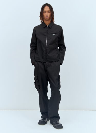 Re-Nylon Blouson Jacket Prada Re-Nylon Blouson Jacket Black pra0157002