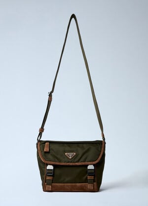 Prada Medium Re-Nylon Crossbody Bag Brown pra0161017