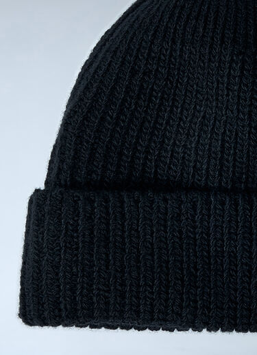 Logo Motif Beanie Hat Prada Logo Motif Beanie Hat Black pra0161022