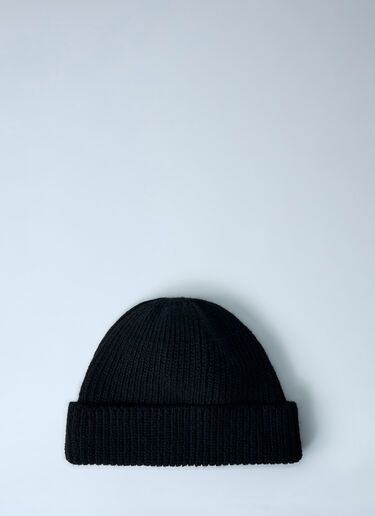 Logo Motif Beanie Hat Prada Logo Motif Beanie Hat Black pra0161022