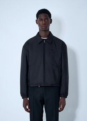 Prada Short Re-Nylon Down Jacket Black pra0162003