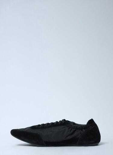 Prada Collapse Re-Nylon And Suede Sneakers Grey pra0162018