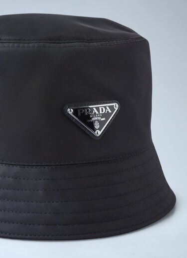 Logo Bucket Hat Prada Logo Bucket Hat Black pra0245063