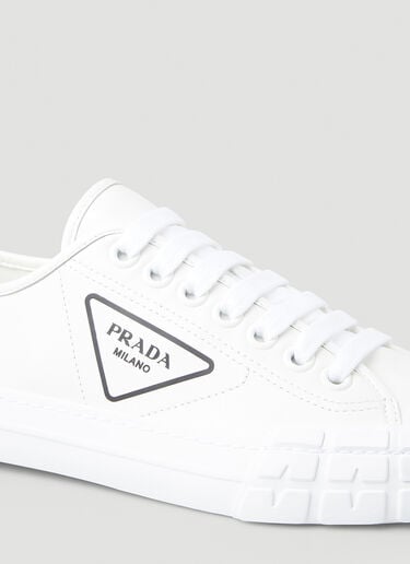 Cassetta Wheel 皮革运动鞋 Prada Cassetta Wheel 皮革运动鞋 白 pra0245086