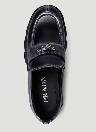 Prada Monolith 厚底乐福鞋 灰色 pra0251015