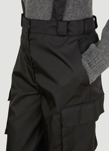 Prada Re-Nylon 스키 팬츠 블랙 pra0252013